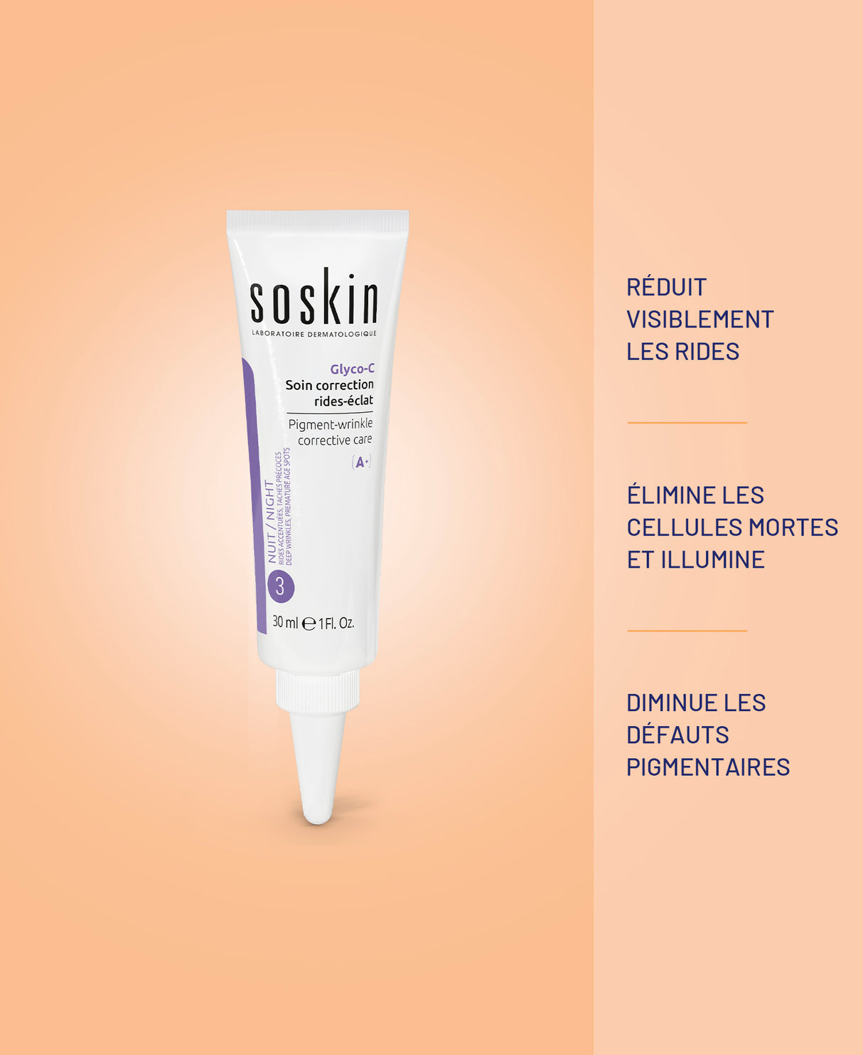 Soin correction rides-éclat Soins de nuit Soskin
