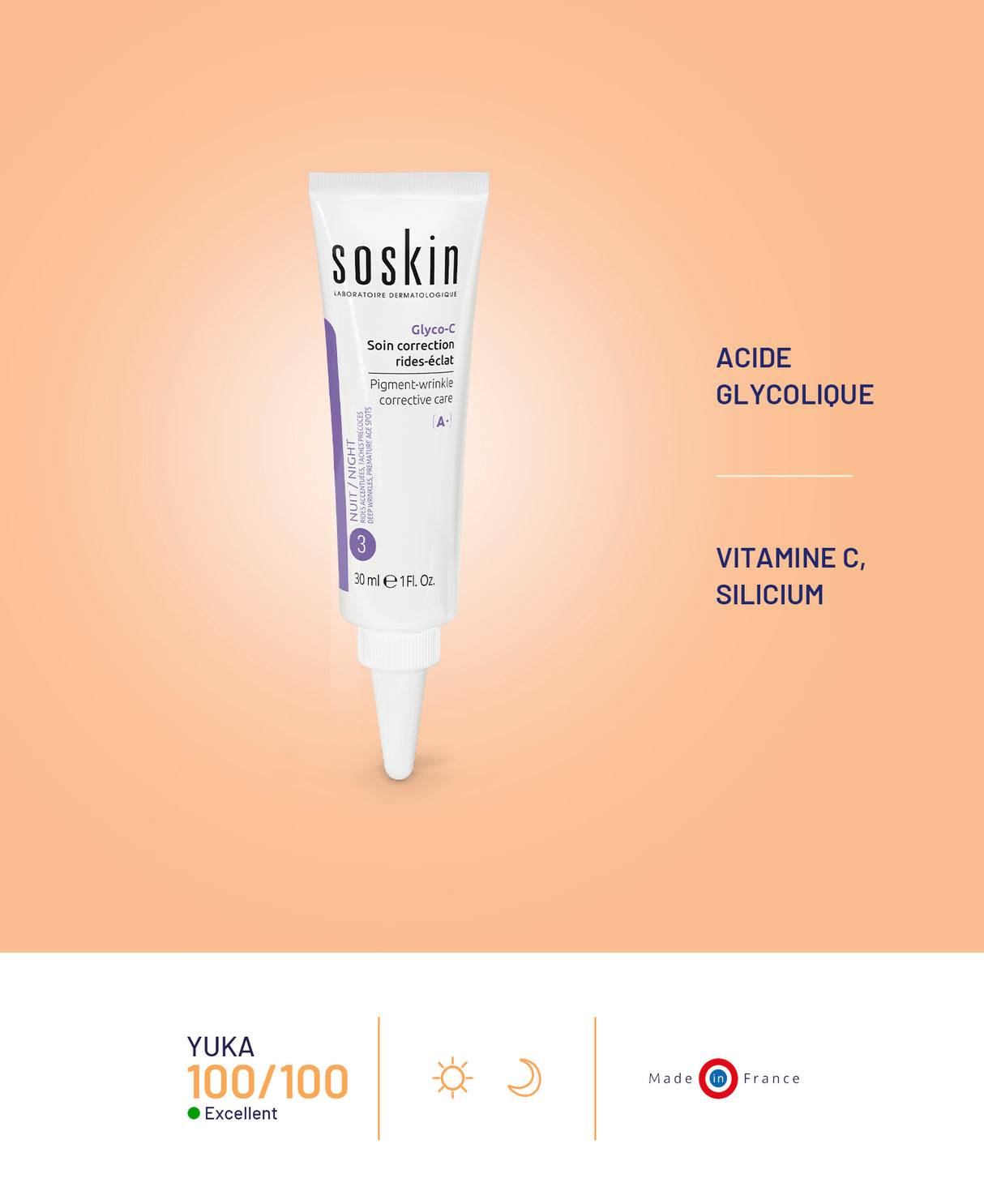 Soin correction rides-éclat Soins de nuit Soskin