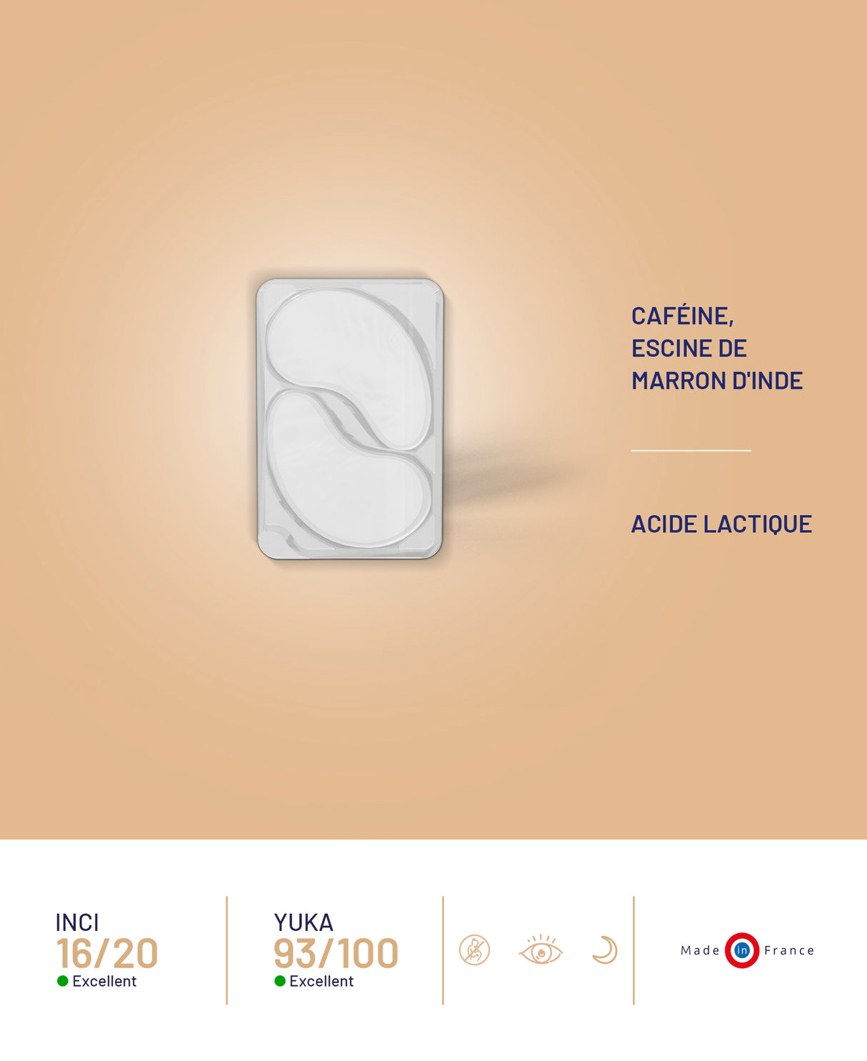 Patch peeling contour des yeux