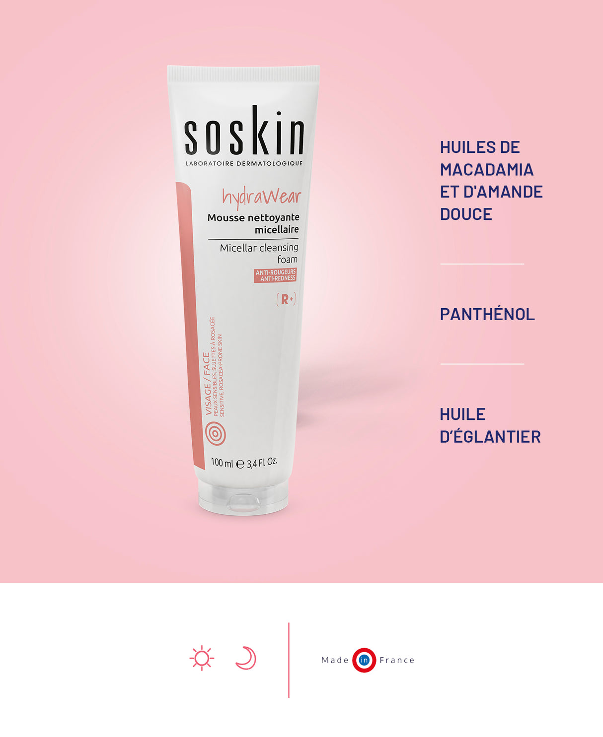 Mousse nettoyante micellaire Nettoyants & Démaquillants Soskin