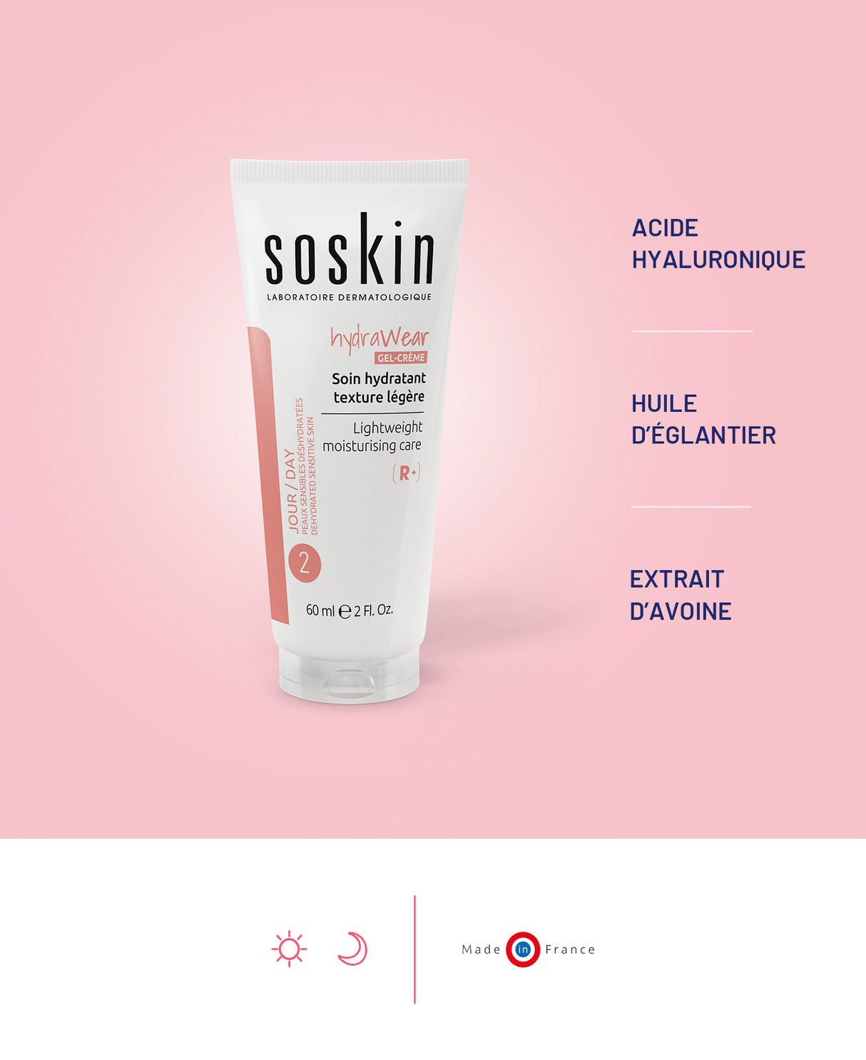 Soin hydratant texture légère Soins de jour Soskin