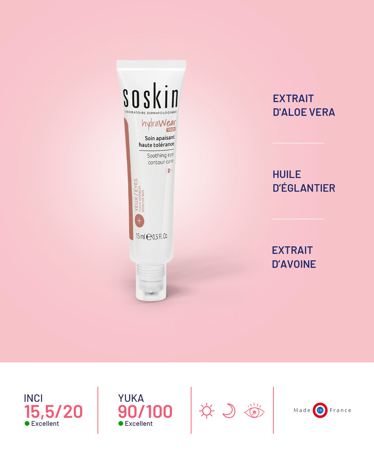 Soin apaisant haute tolérance Soin de la peau Soskin
