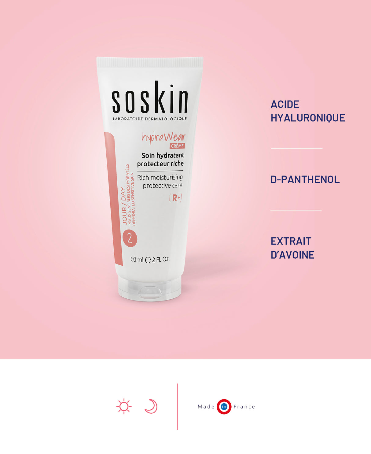 Soin hydratant protecteur riche Soins de jour Soskin
