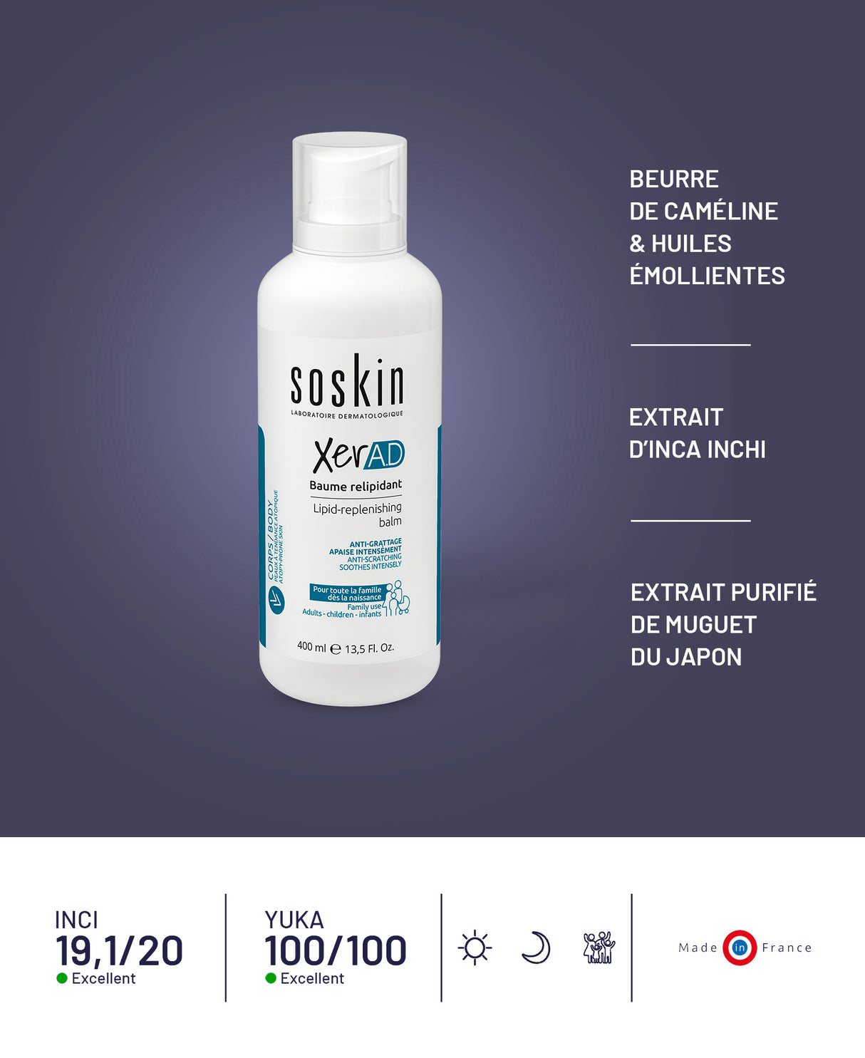 Baume relipidant Soskin