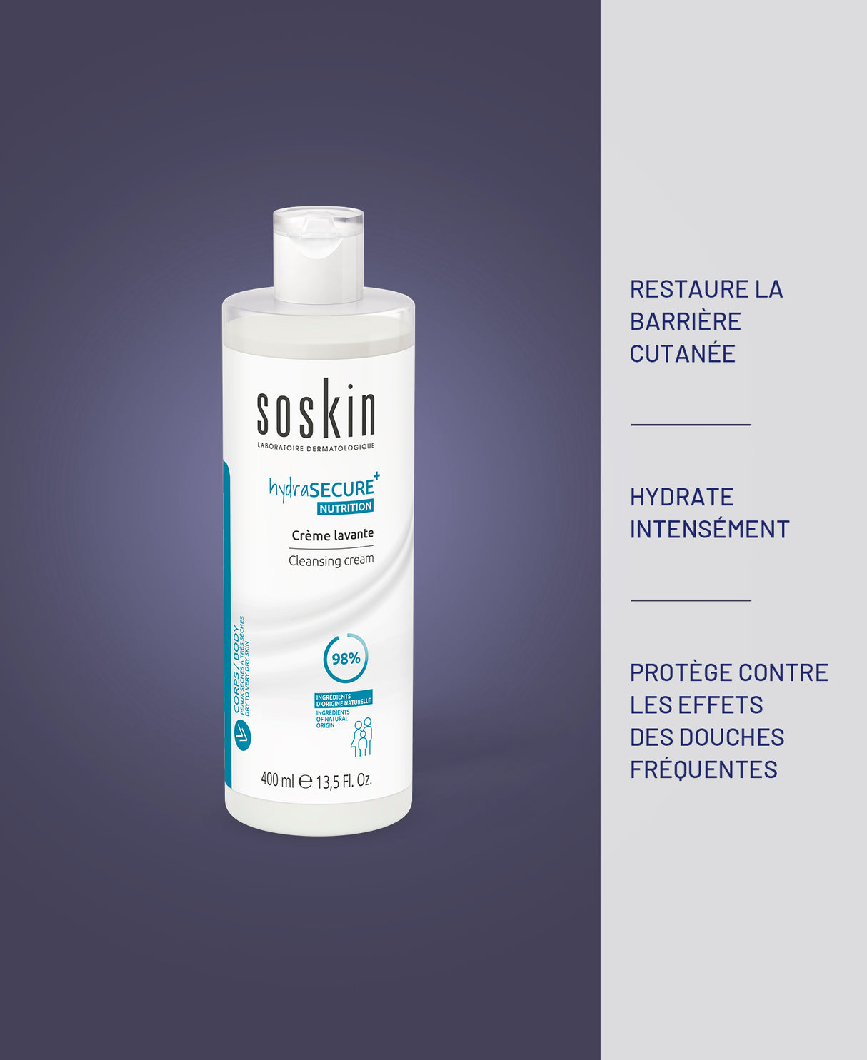 Crème lavante Nettoyants & Démaquillants Soskin