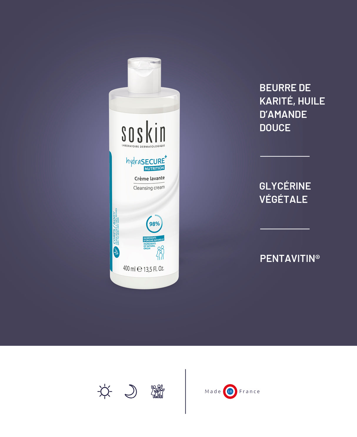 Crème lavante Nettoyants & Démaquillants Soskin