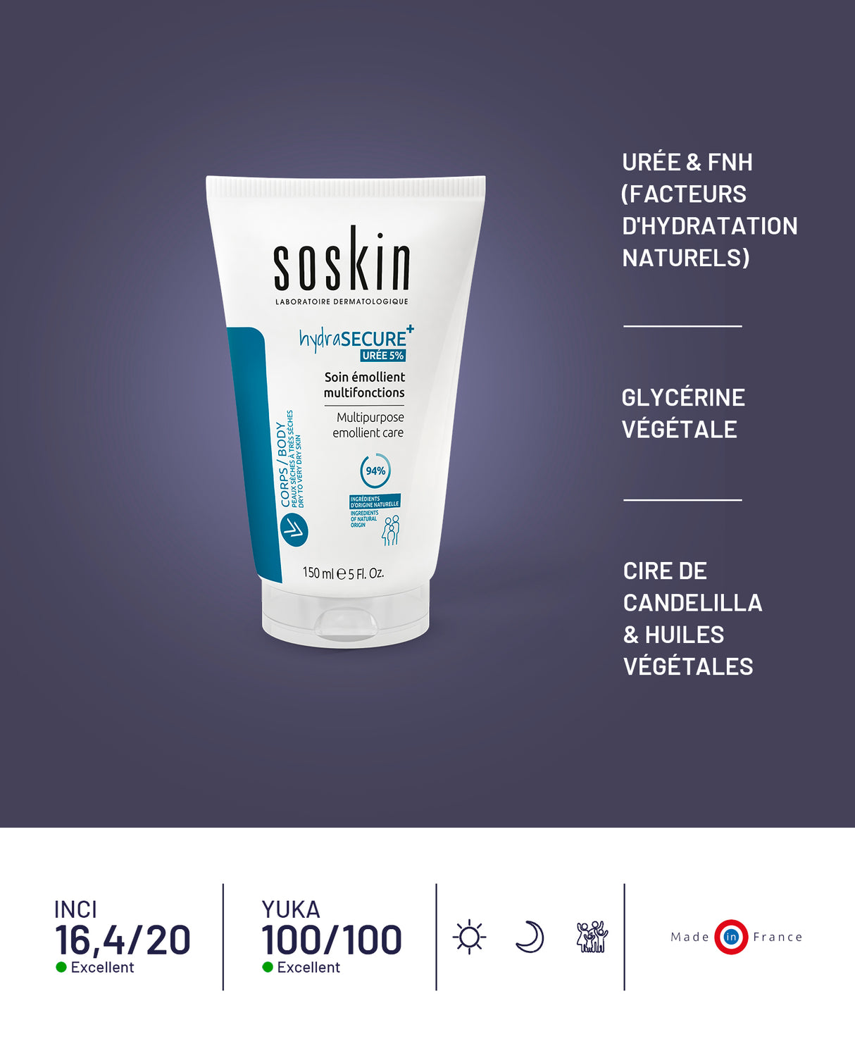 Soin emollient multifonctions Nettoyants & Démaquillants Soskin