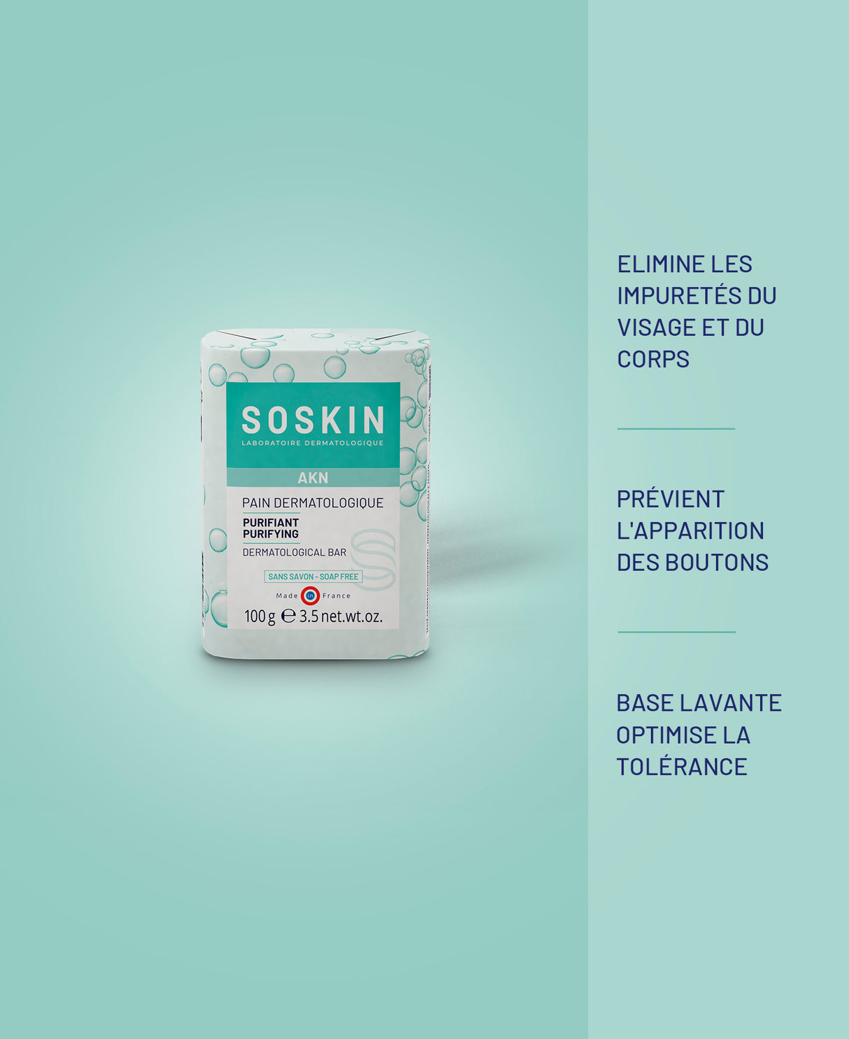 Pain dermatologique Nettoyants & Démaquillants Soskin