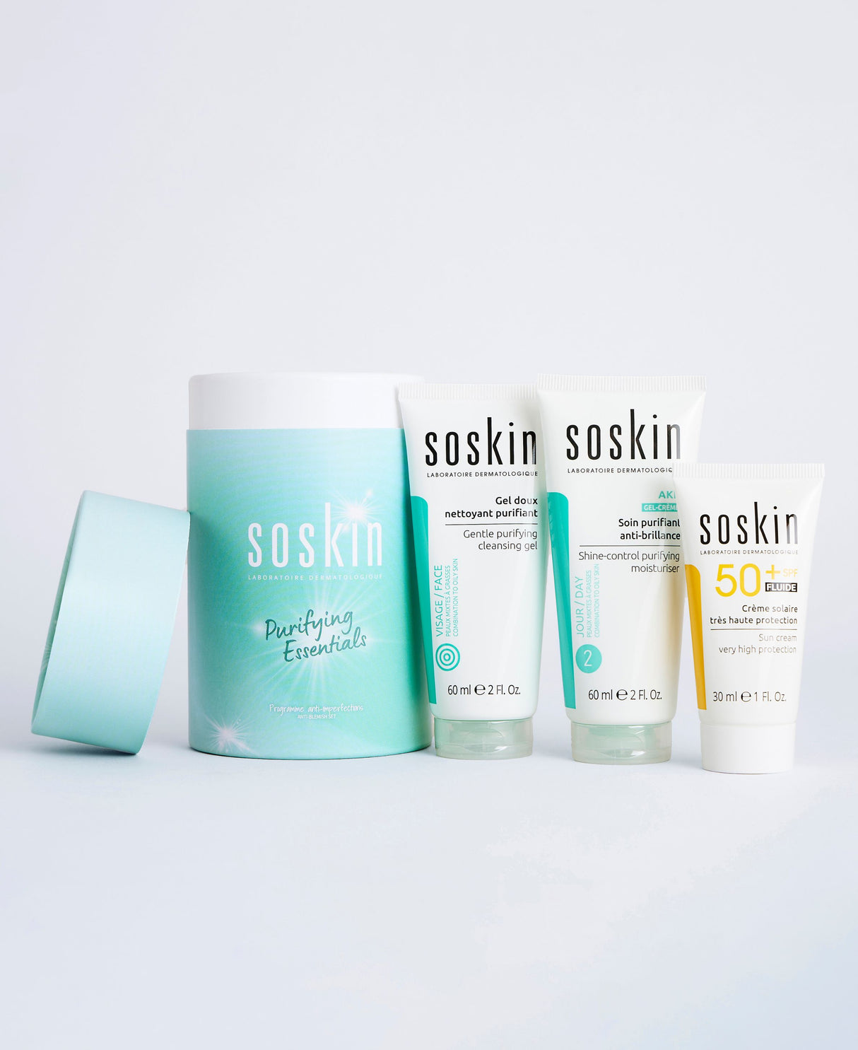 Coffret Purifying Essentials Soin de la peau Soskin