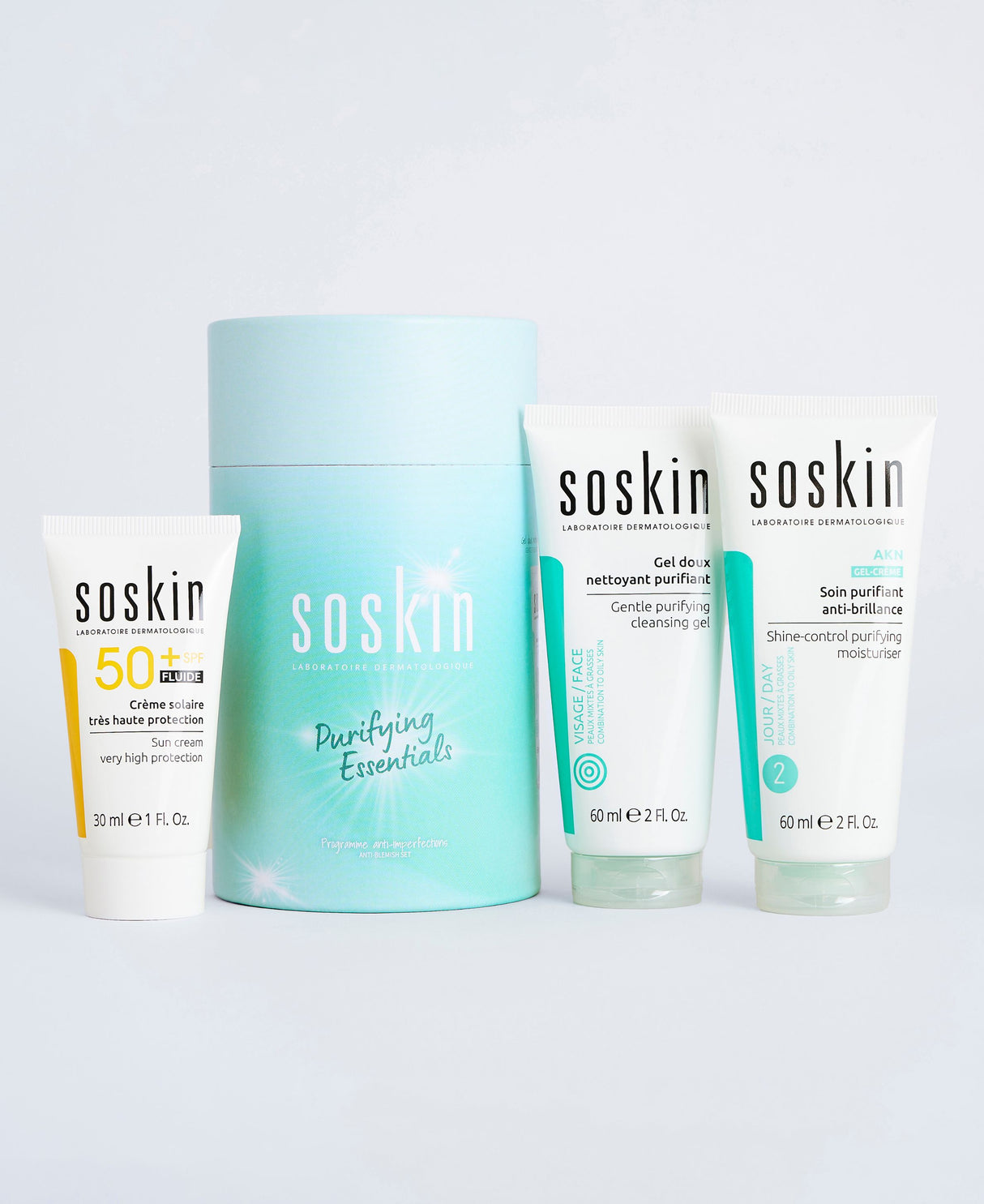 Coffret Purifying Essentials Soin de la peau Soskin