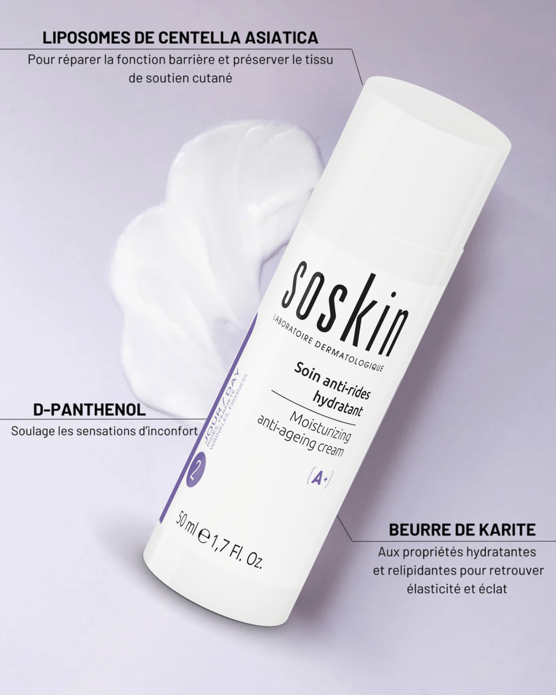 Soin anti-rides hydratant Soins de jour Soskin