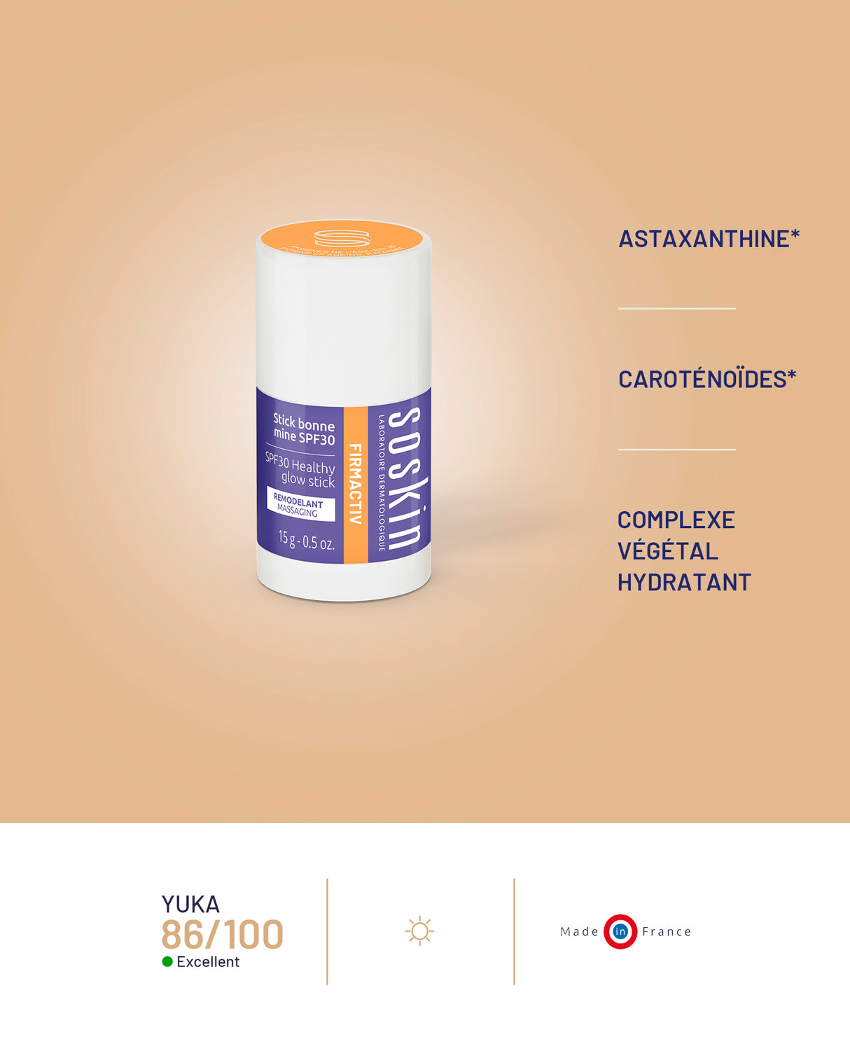 Stick bonne mine SPF30 Soskin