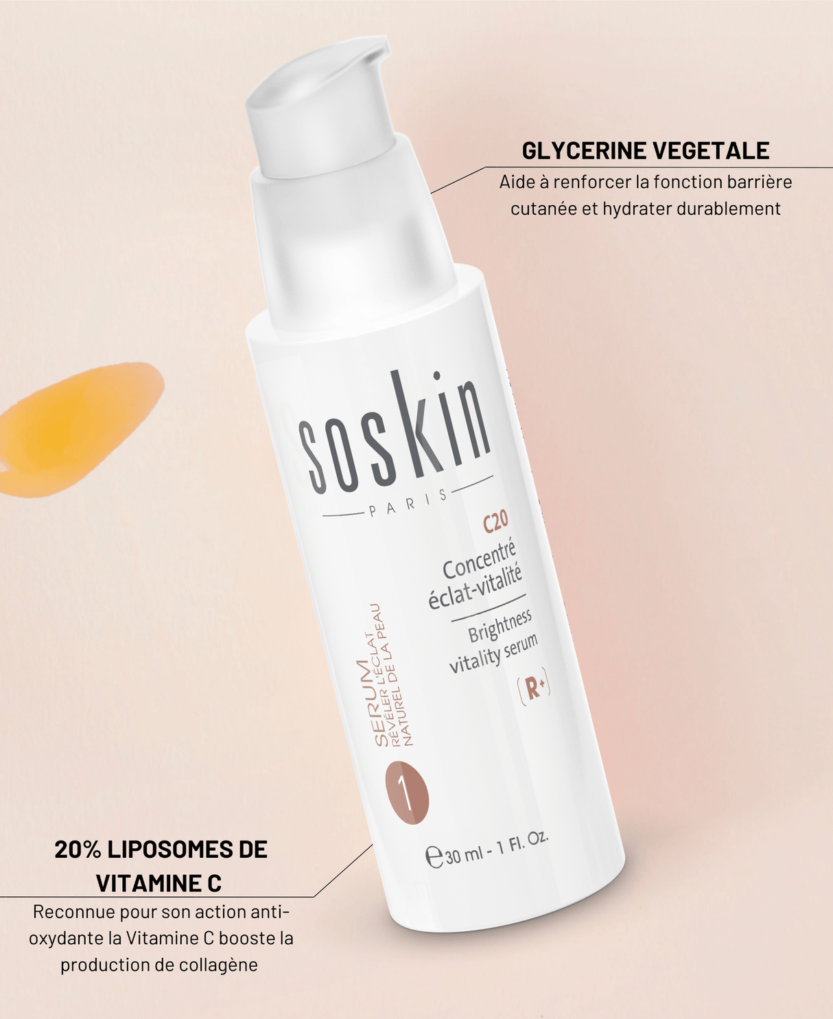 Concentré éclat-vitalité Sérums Soskin