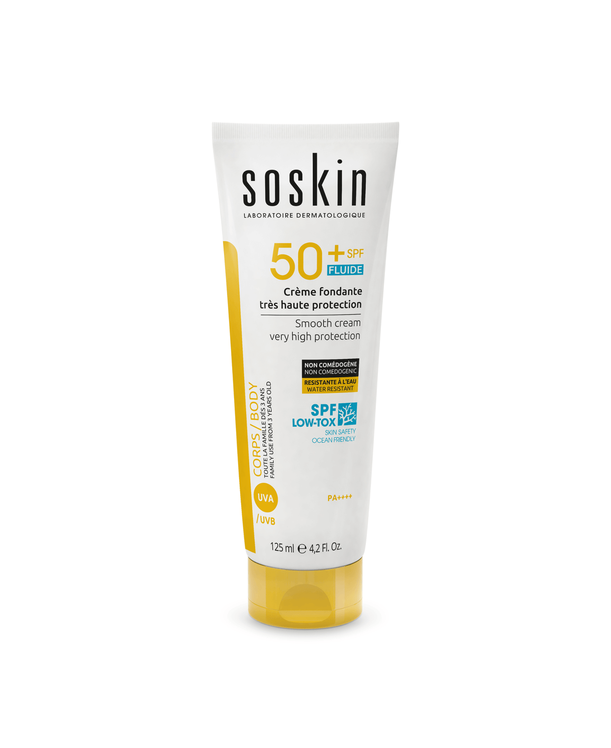 Crème fondante très haute protection SPF50+ Soins solaires Soskin