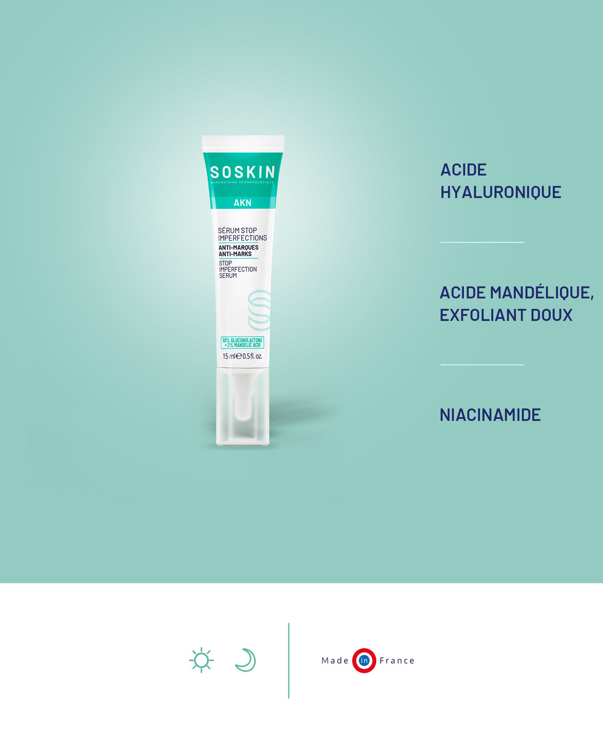 Sérum stop imperfections Soins de nuit Soskin