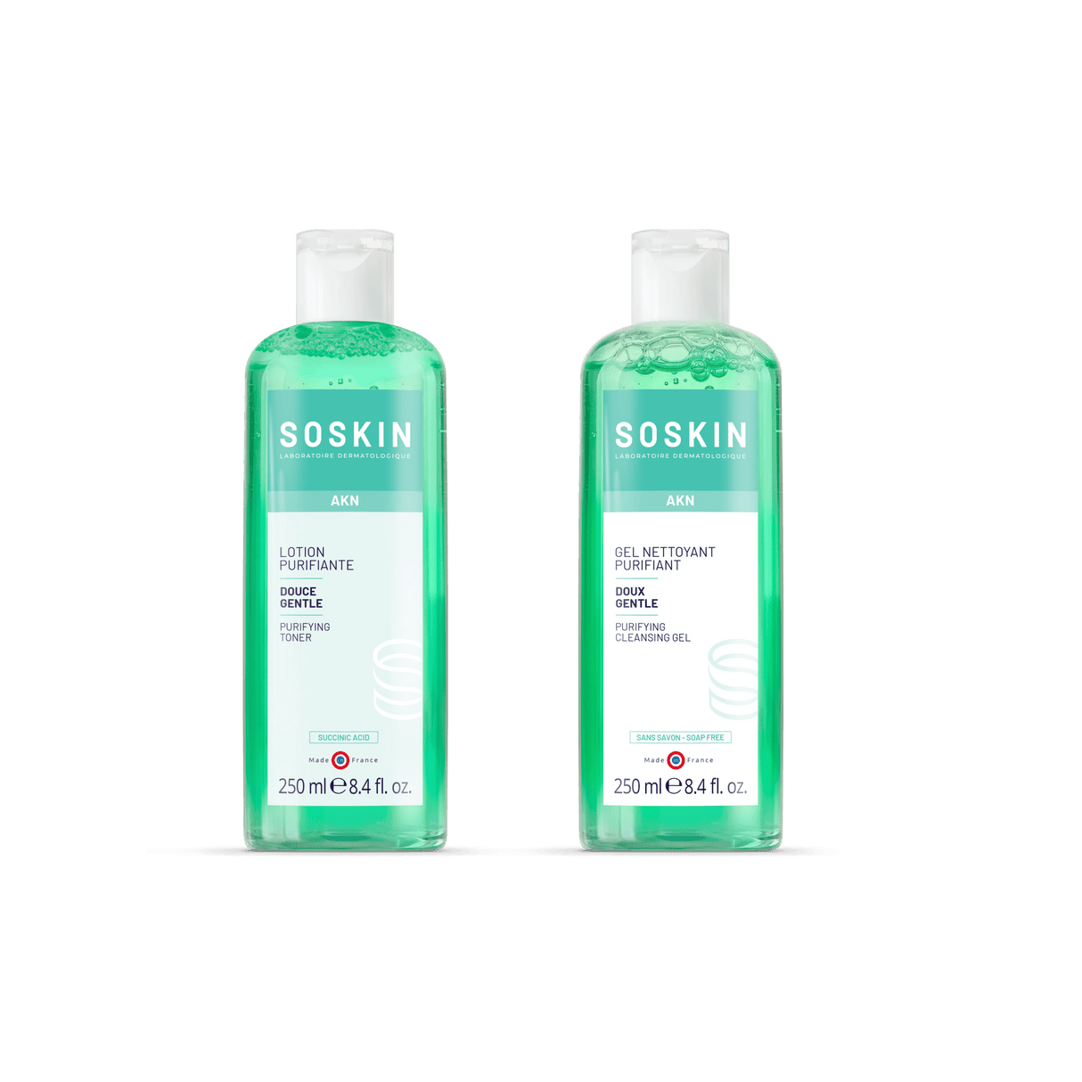 Lotion purifiante & Gel nettoyant purifiant Nettoyants & Démaquillants Soskin