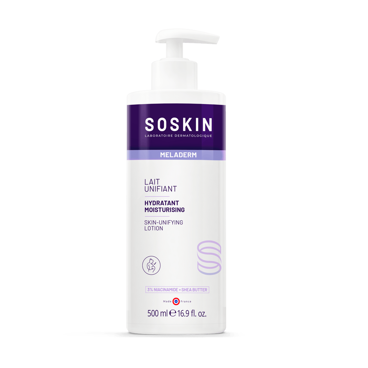 Lait unifiant Soins corporels SOSKIN