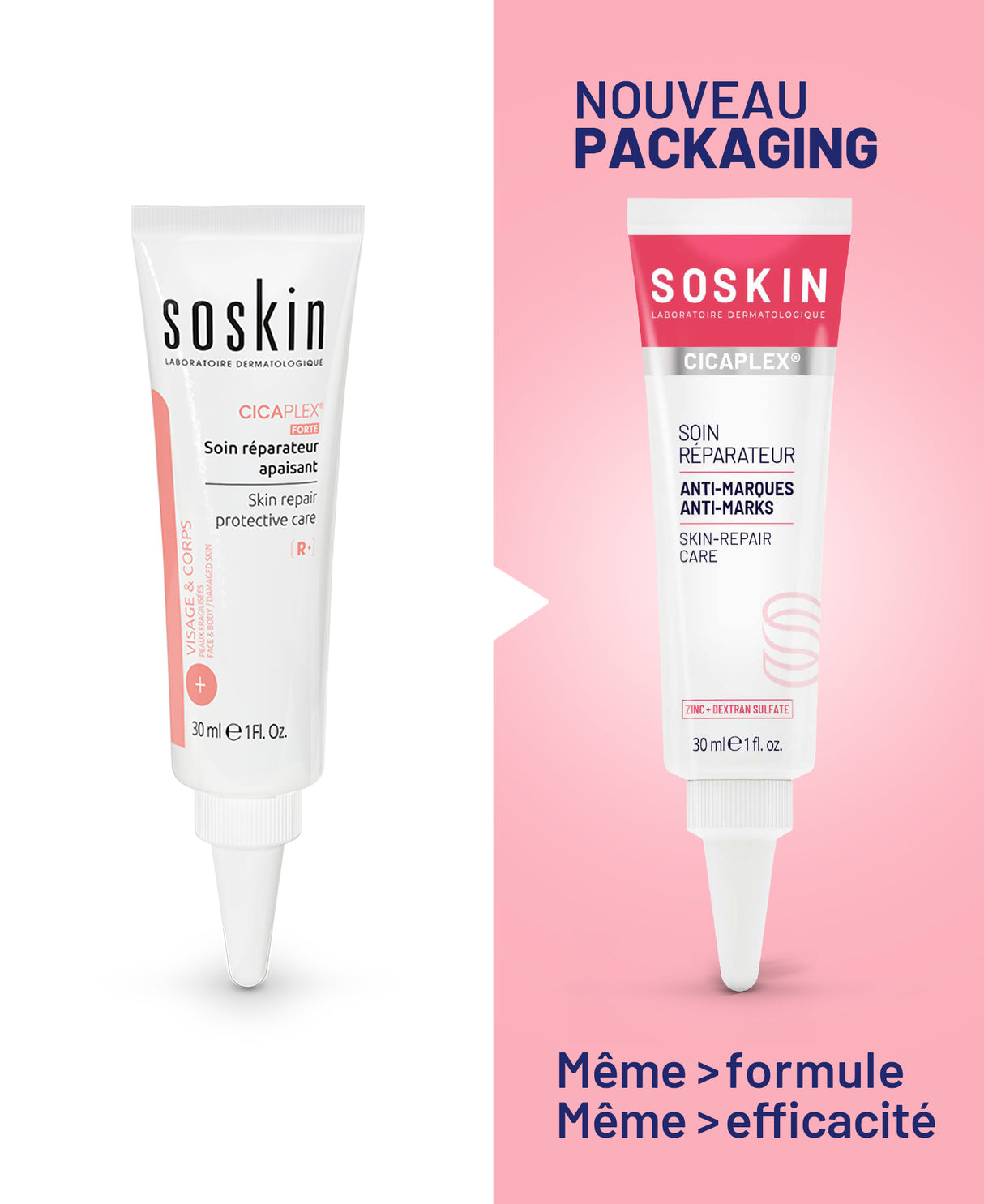 Soin réparateur Soins ciblés Soskin