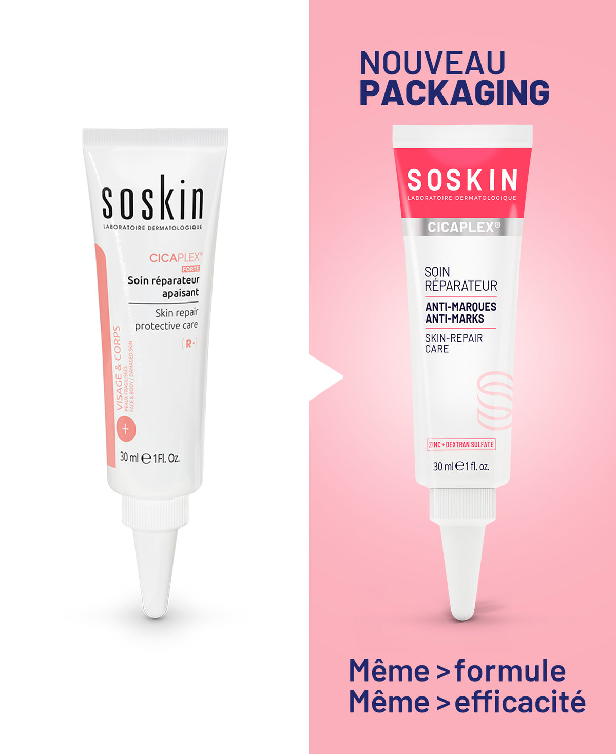 Soin réparateur Soins ciblés Soskin