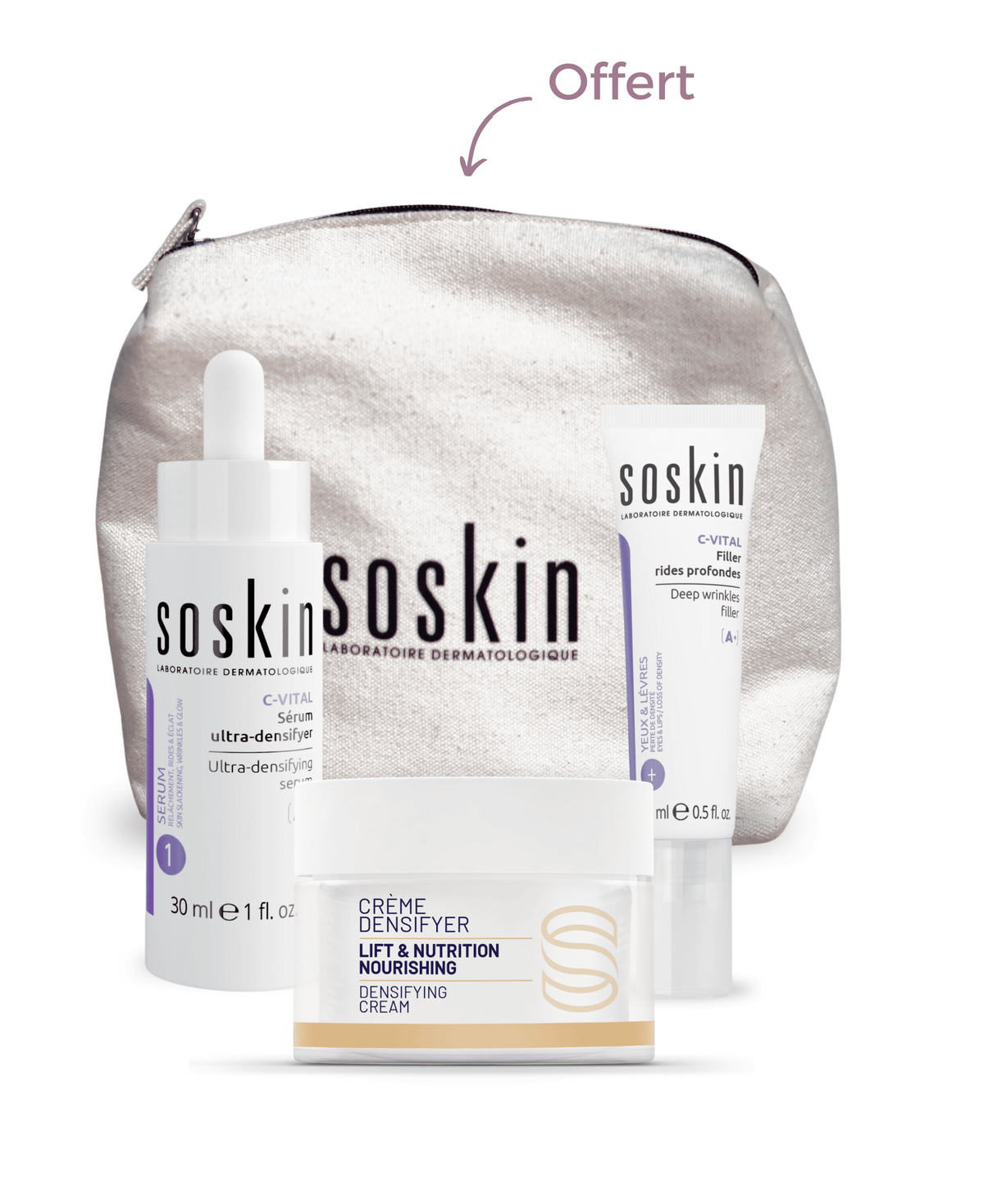 Routine anti-âge éclat Soins corporels Soskin