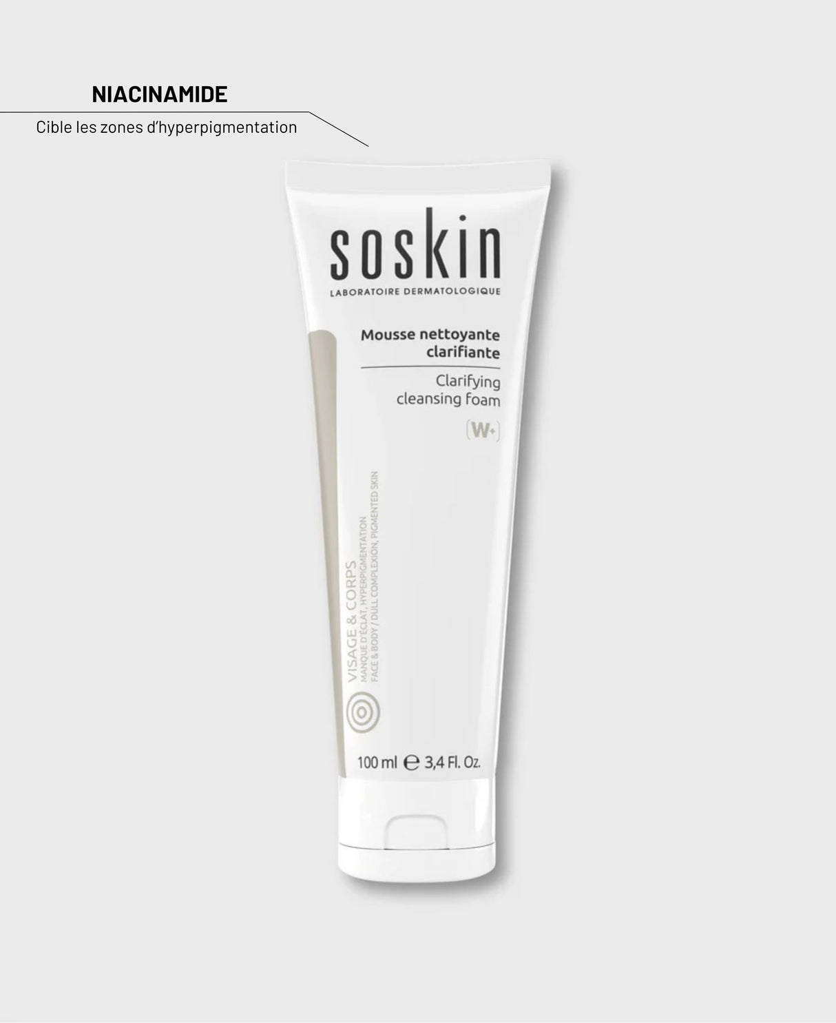 Mousse nettoyante clarifiante Nettoyants & Démaquillants Soskin