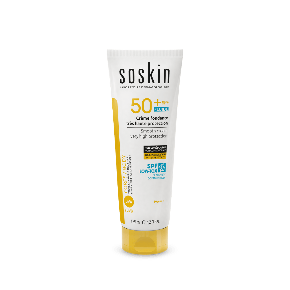 Crème fondante très haute protection SPF50+ Soins solaires Soskin
