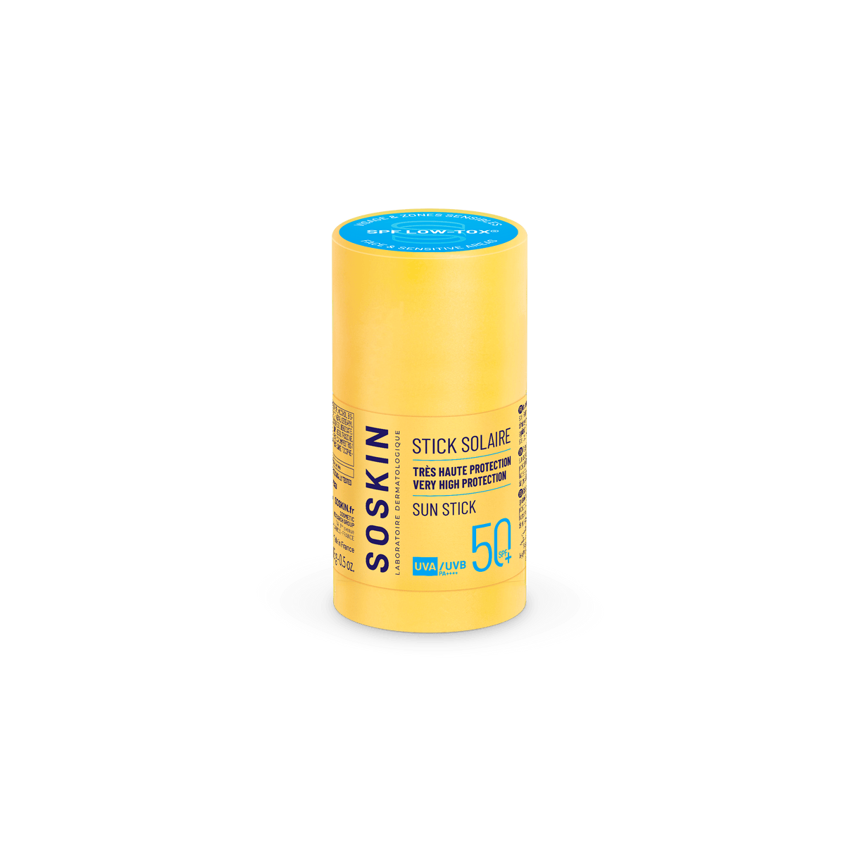 Stick solaire Très haute protection SPF50+ Soins solaires Soskin