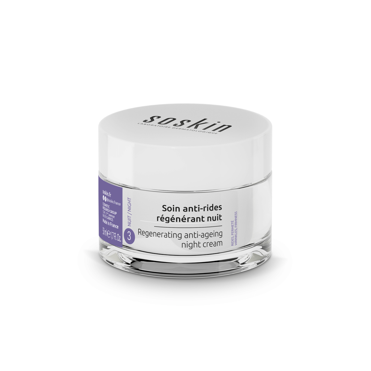 Regenerating anti-wrinkle night treatment - SOSKIN