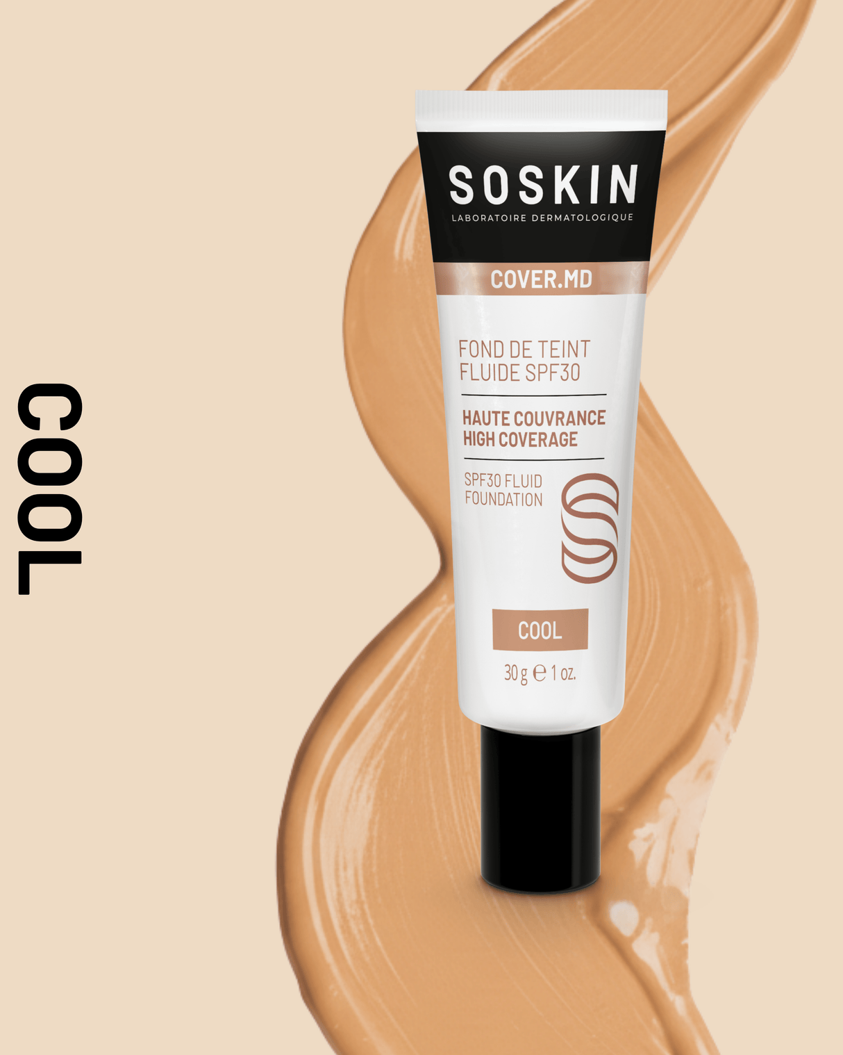 Fond de teint fluide SPF30 Soskin Cool
