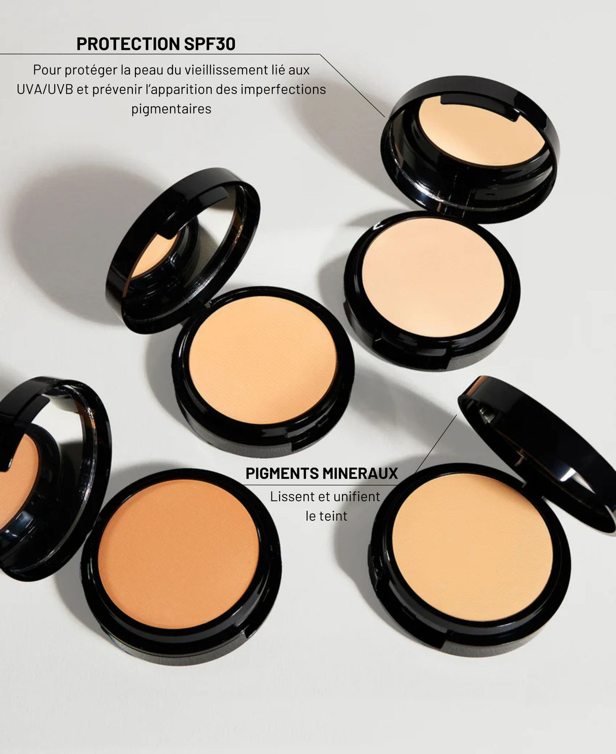 Fond de teint compact SPF30 Soskin