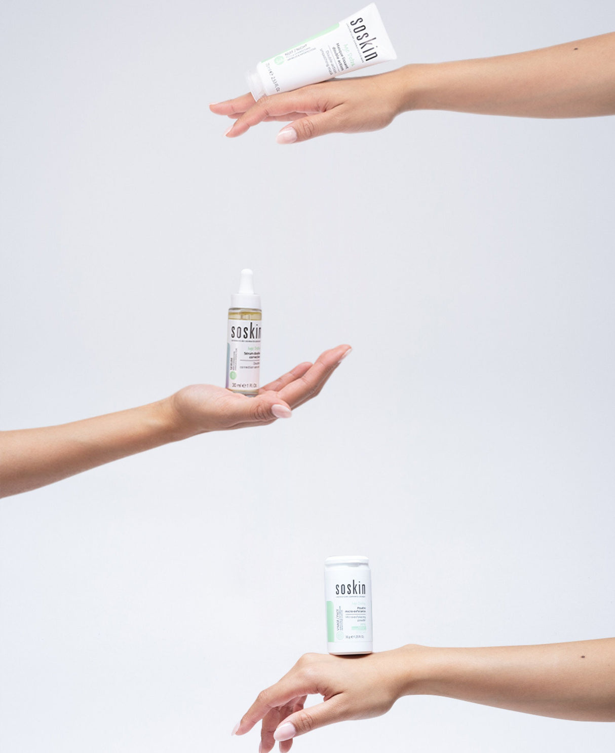 Routine anti-rides et imperfections soin de jour Soskin