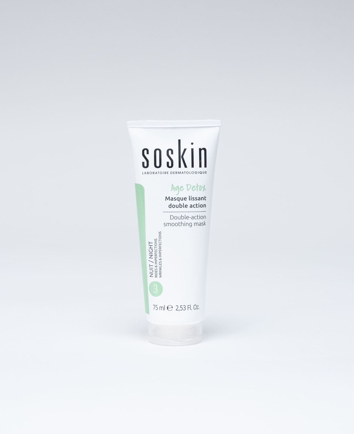 Routine anti-rides et imperfections soin de jour Soskin