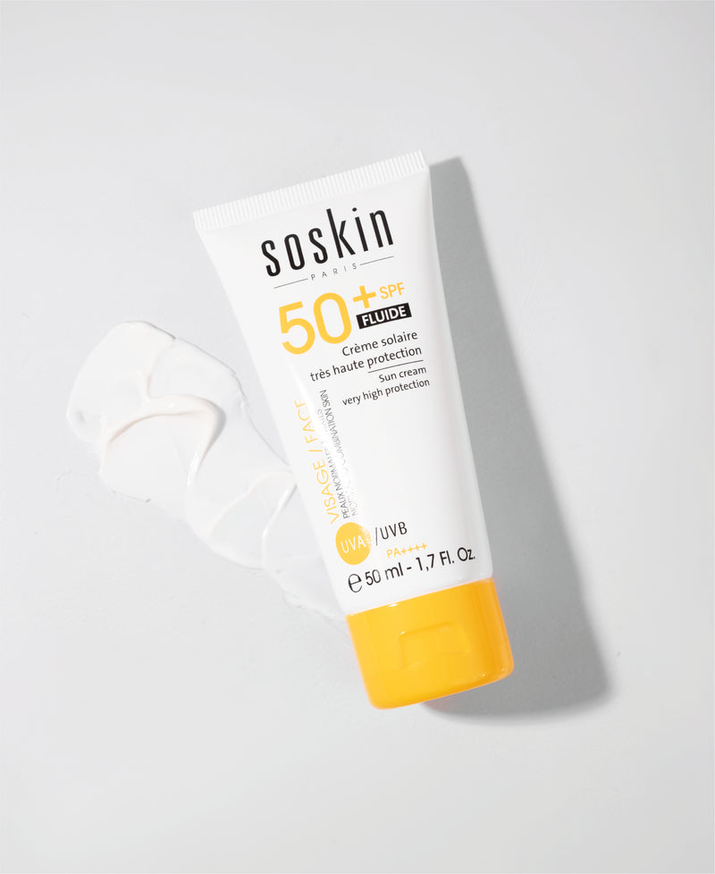 Crème solaire très haute protection fluide SPF50+