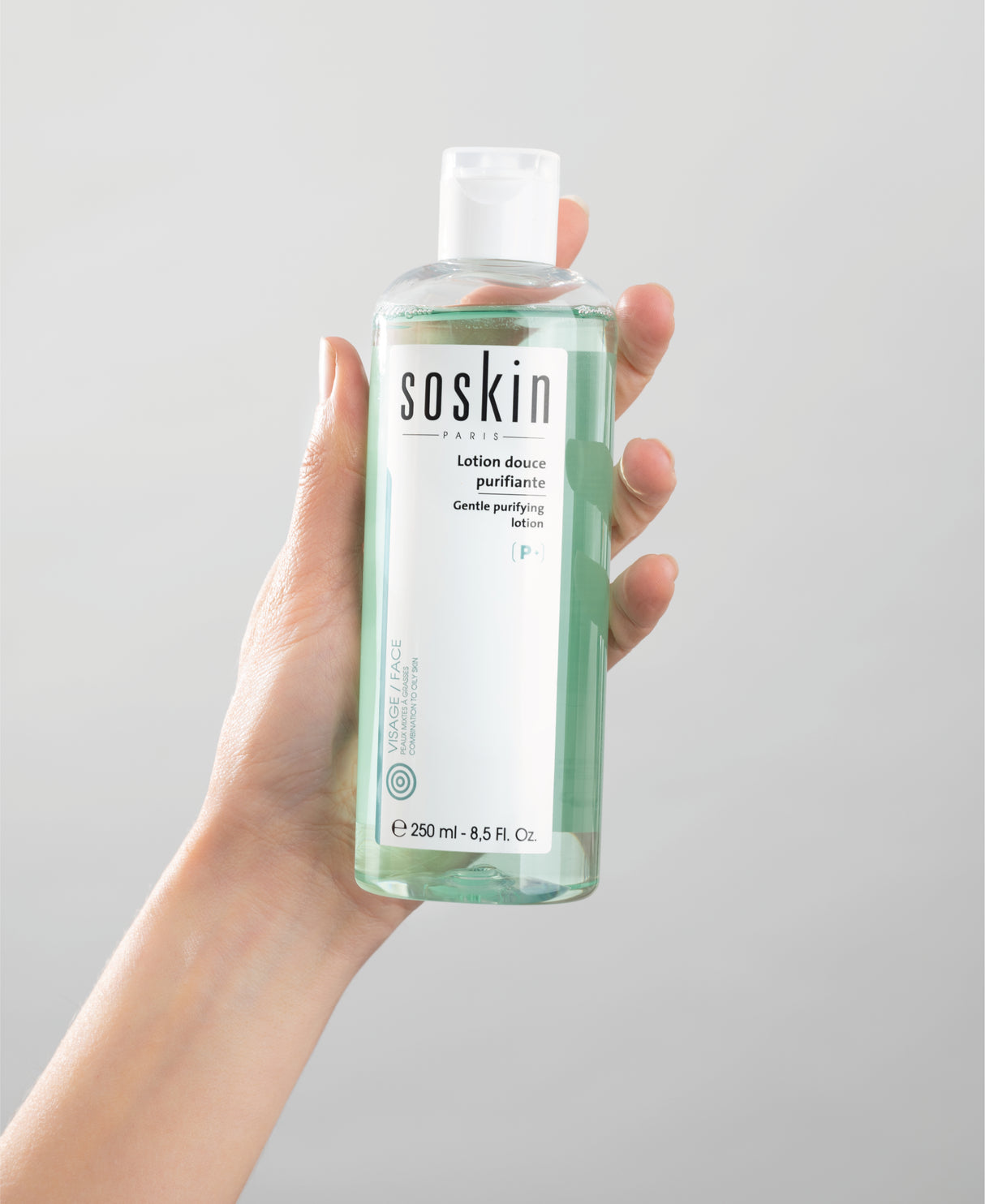 Gel nettoyant moussant & Lotion douce purifiante Nettoyants & Démaquillants Soskin