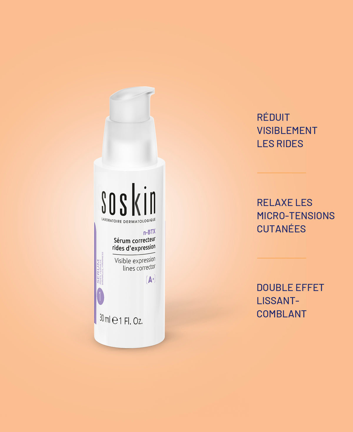 Sérum correcteur rides d'expression