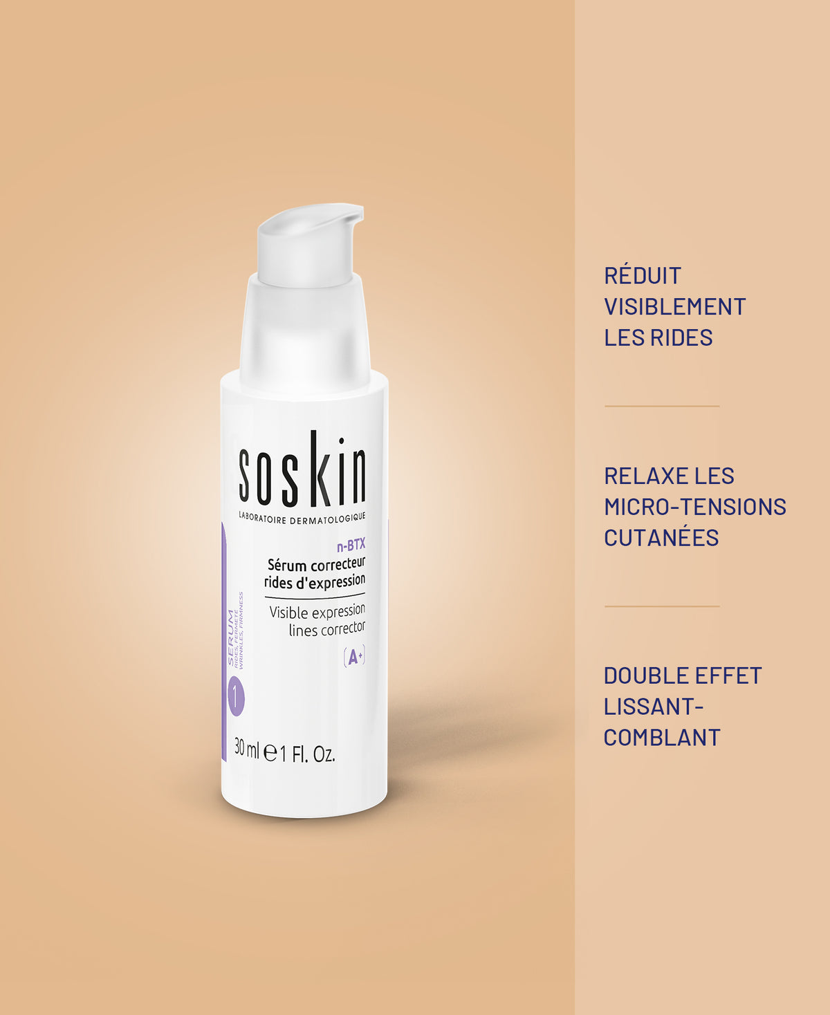 Sérum correcteur rides d'expression