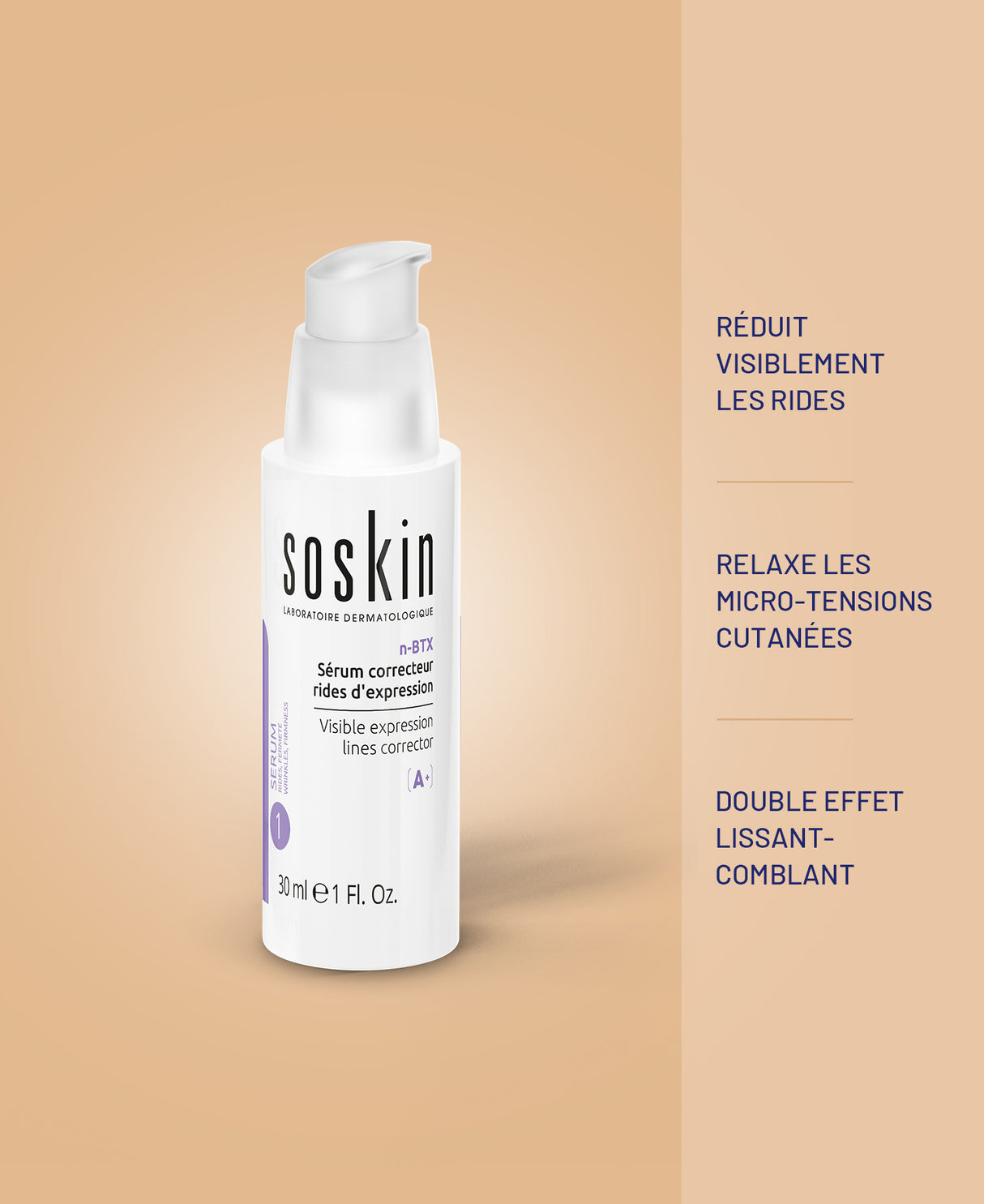 Sérum correcteur rides d'expression