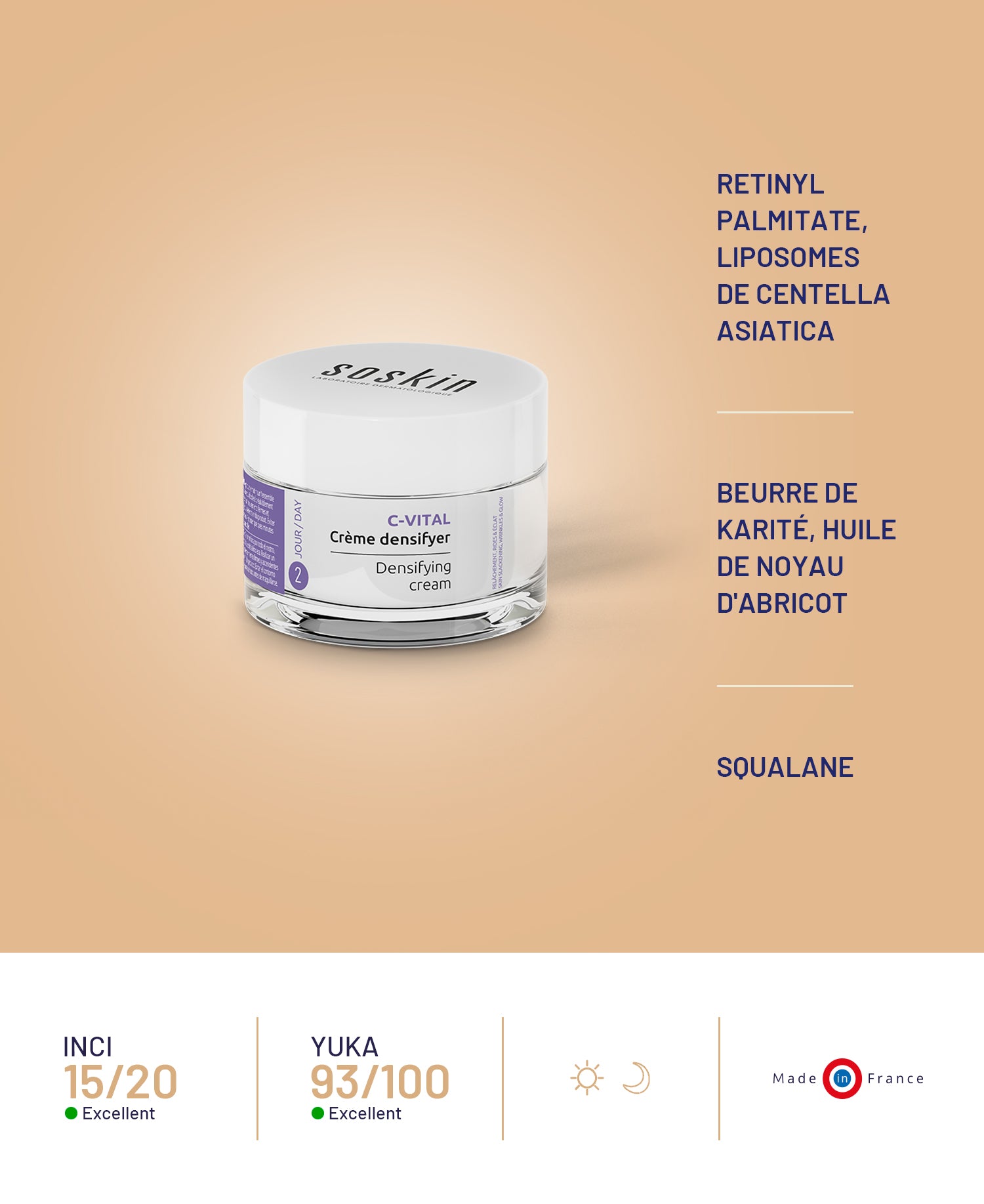 Anti-wrinkle densifyer cream 50ml - SOSKIN