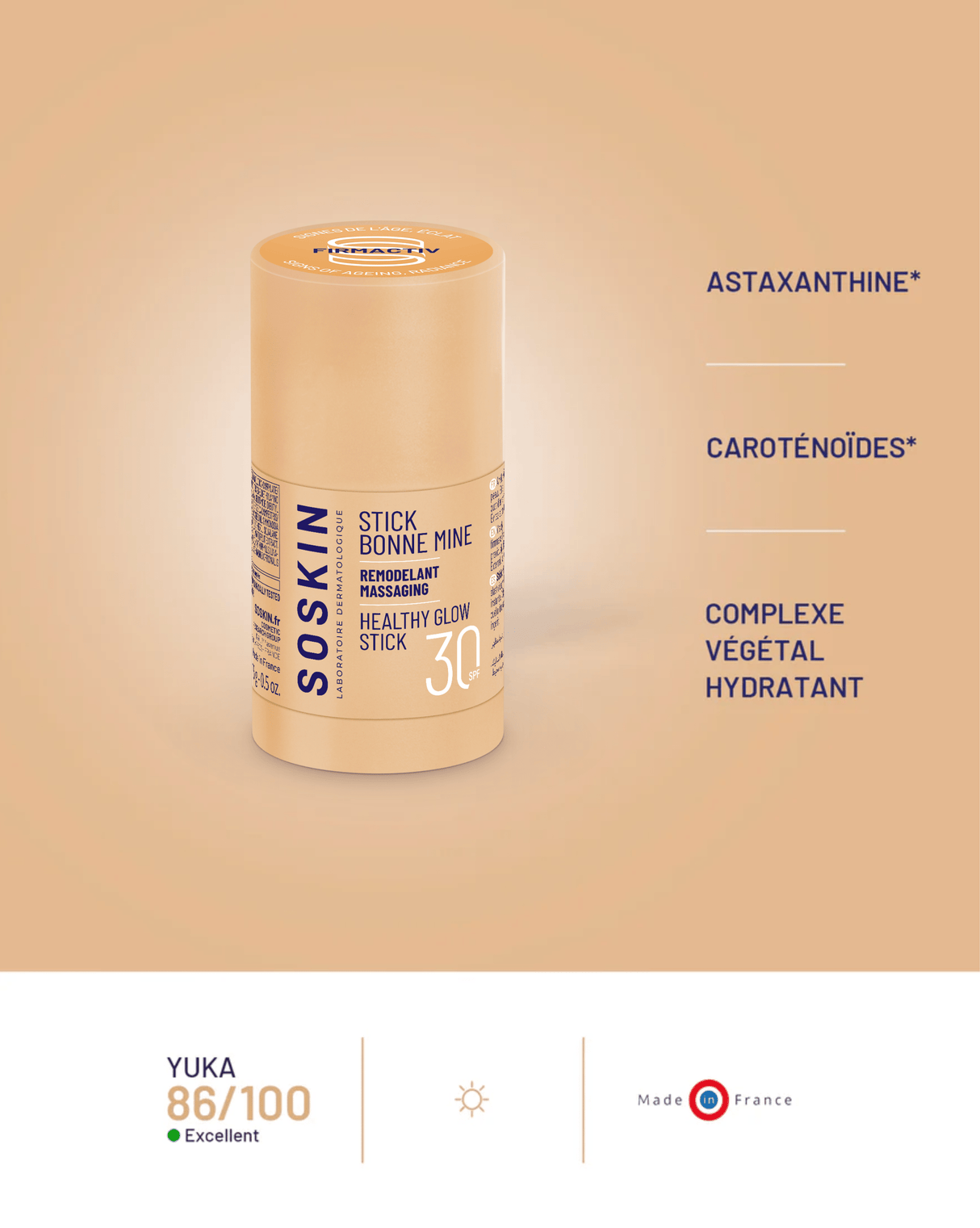Stick bonne mine SPF30 Soskin