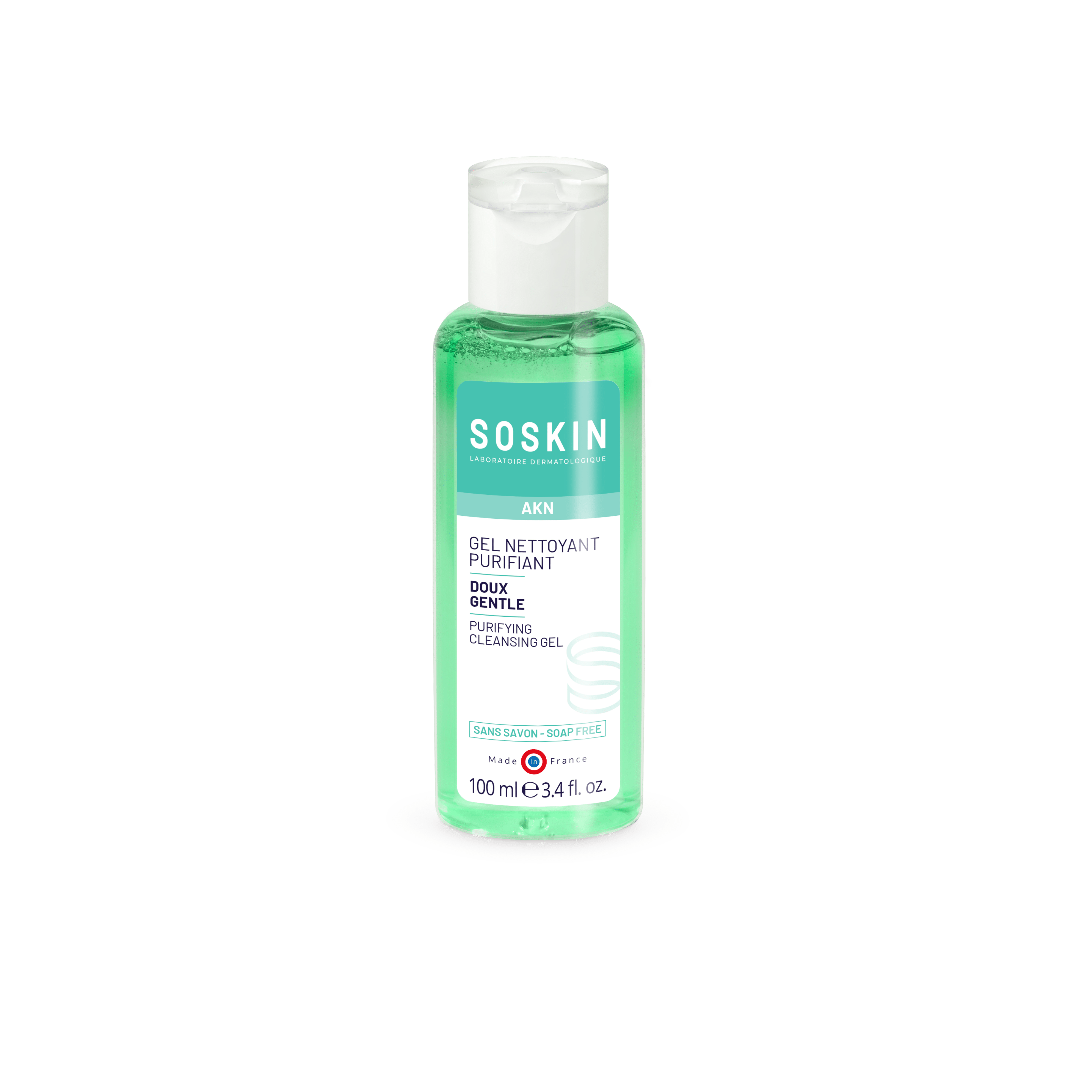 Gel limpiador y purificante suave - SOSKIN