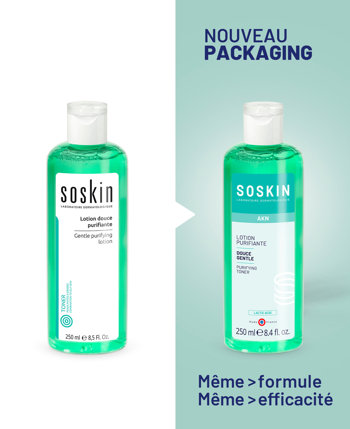 Lotion douce purifiante
