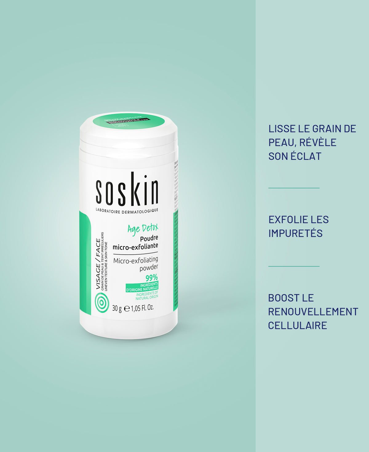 Poudre micro-exfoliante