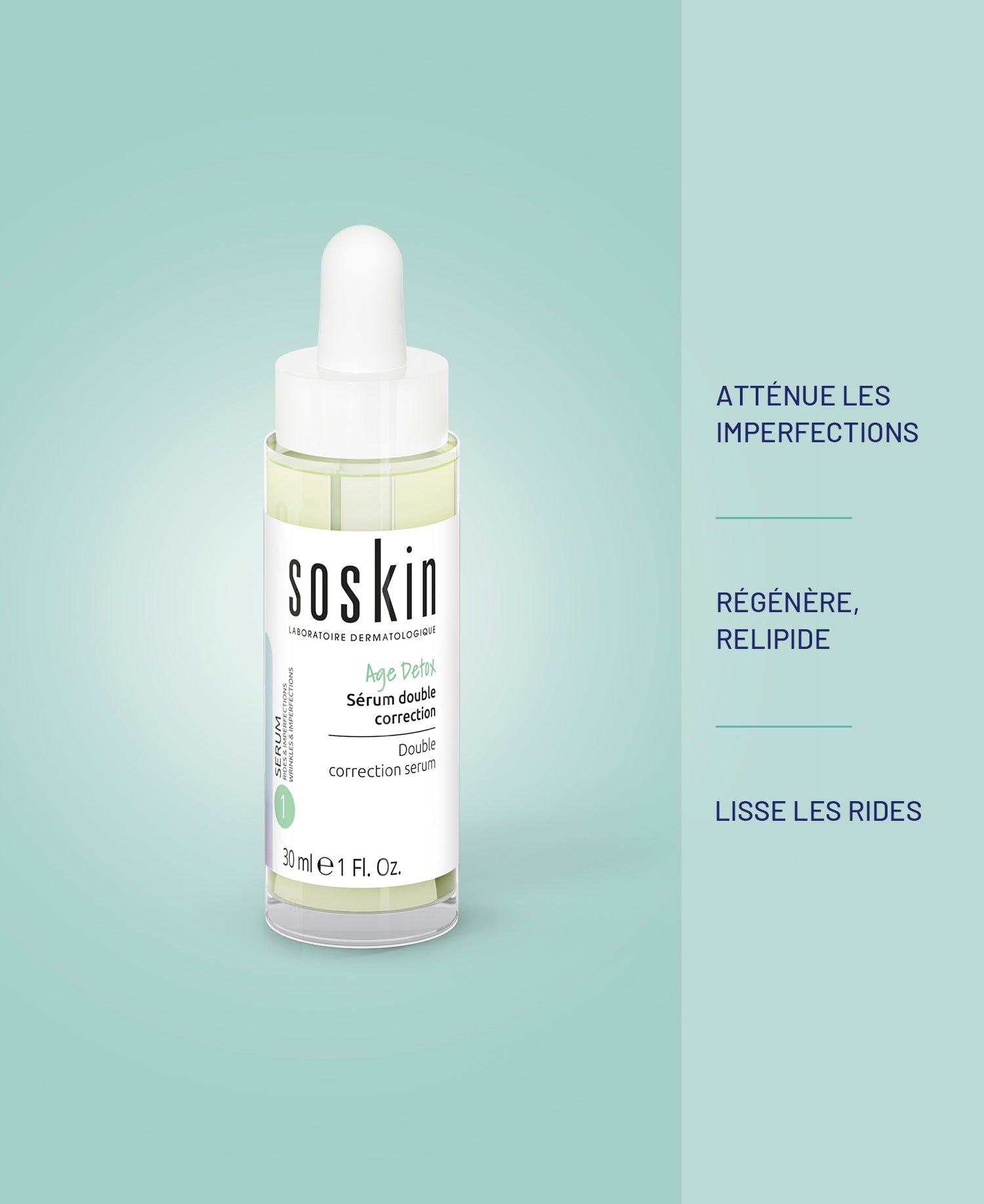 Age Detox® double correction serum - SOSKIN