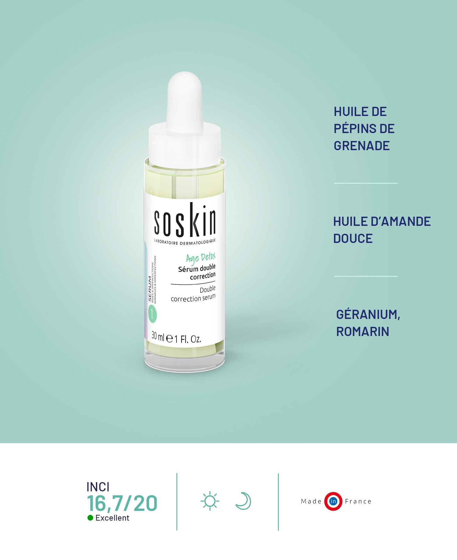 Age Detox® double correction serum - SOSKIN