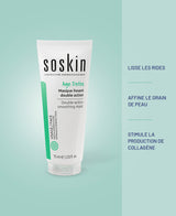 Masque lissant double action