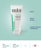 Masque lissant double action