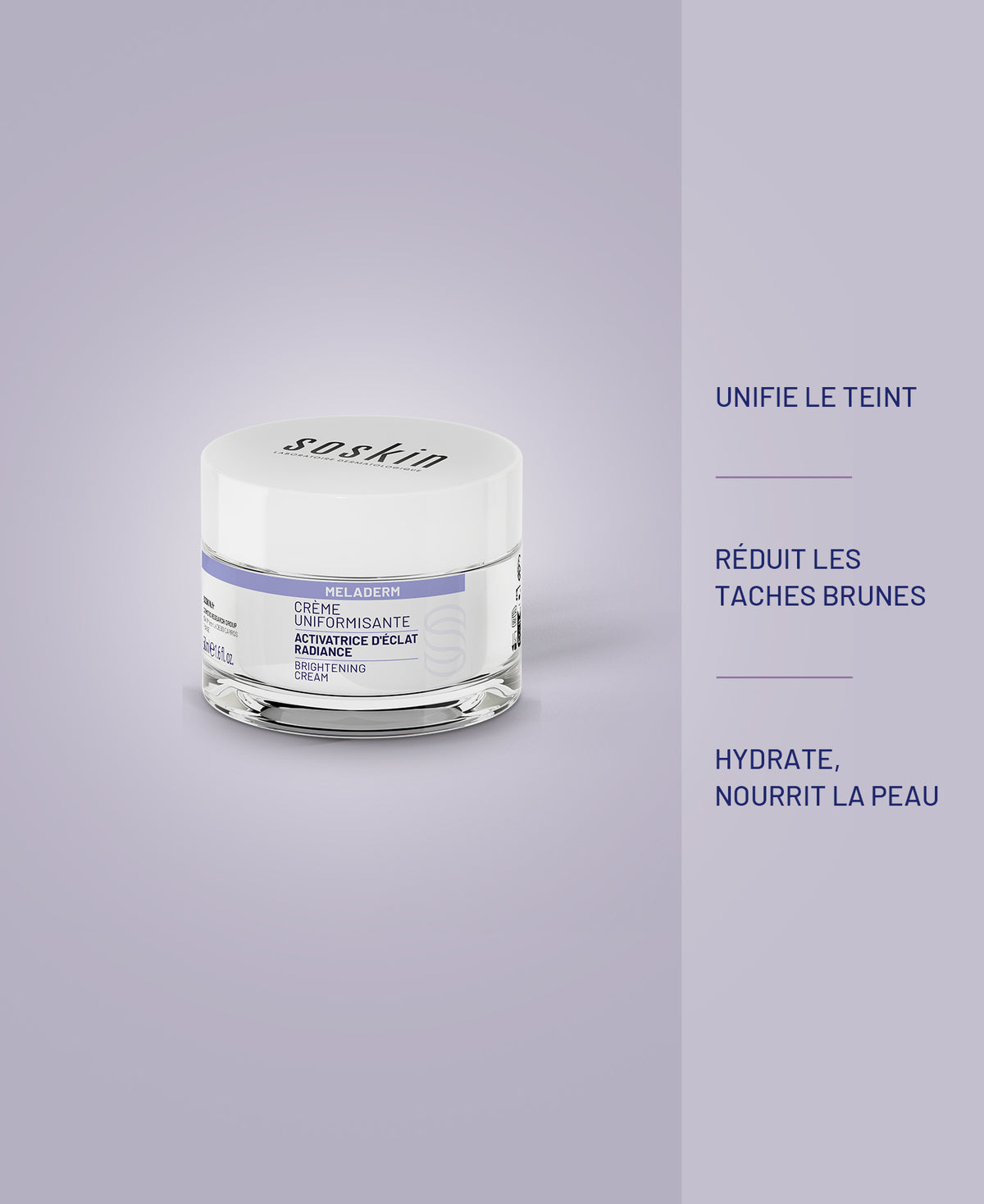 Crème uniformisante Soins de nuit Soskin