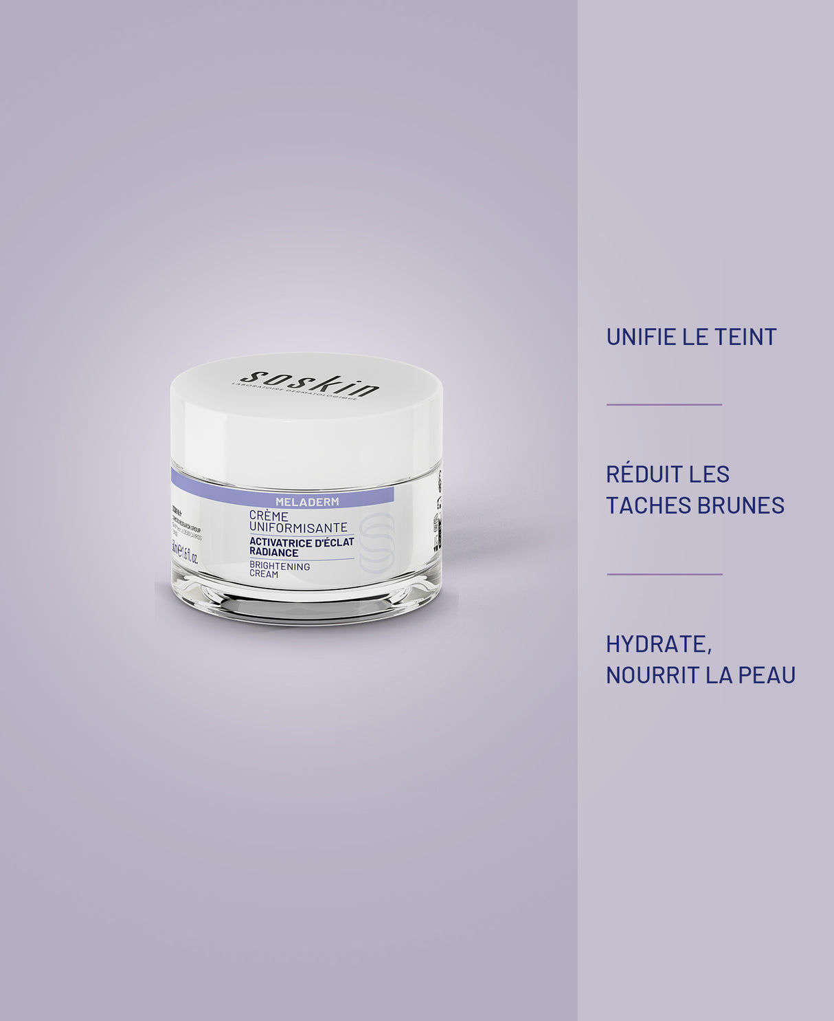 Crème uniformisante Soins de nuit Soskin