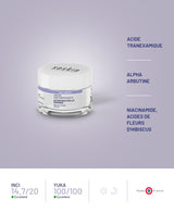 Crème uniformisante Soins de nuit Soskin