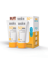 Lot de deux Crèmes solaire très haute protection fluide SPF50+